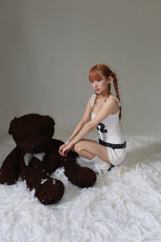 [EatmePlz] White Lace Camisole Hottie Sleeveless Top