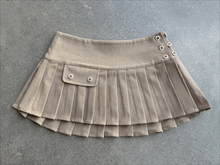 [EATMEPLZ] milk tea skirt