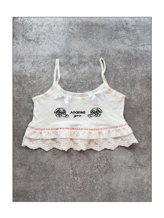 [EATMEPLZ] rabbit lace top