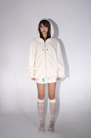 [EATMEPLZ] doll rabbit hoodie