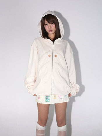 [EATMEPLZ] doll rabbit hoodie