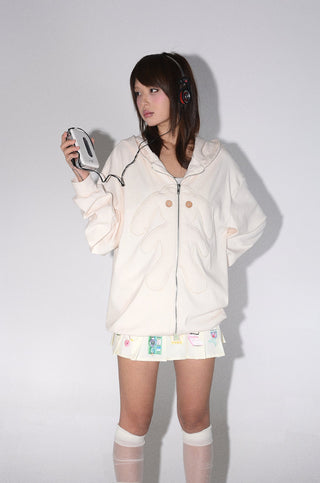 [EATMEPLZ] doll rabbit hoodie