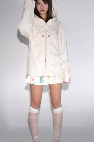 [EATMEPLZ] doll rabbit hoodie