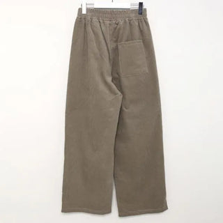 Corduroy Banded Wide Pants