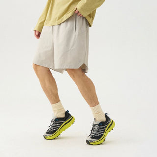 [Monterest] Quick-Dry Mesh Panel Sports Shorts