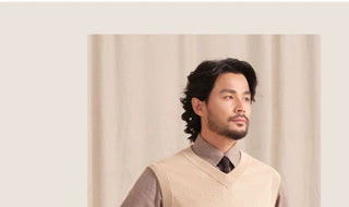 [CULTUM] V-Neck Knit Vest