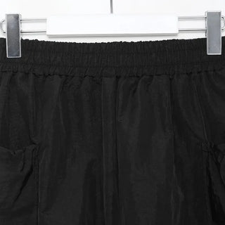 Side pocket nylon shorts