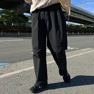 String wide pants
