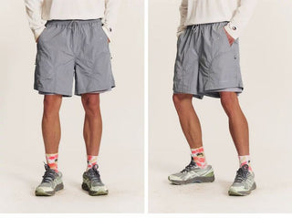 [Monterest x TTTM] Layered Packable Nylon Sports Shorts