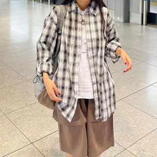 (Unisex) Checkered Shirt