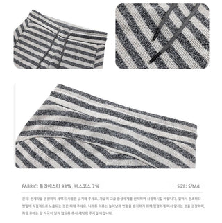 [NECY] Michelin Black Stripe Flared Pants