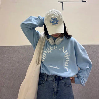 Slit sweatshirt