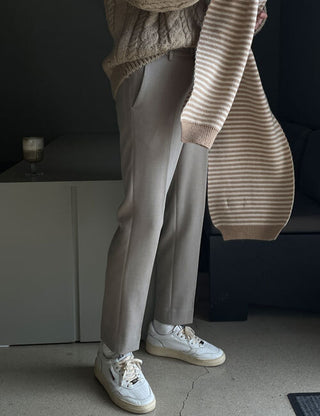 (Limited Quantity) FW Hidden Elastic Waist Slacks (4 colors)