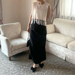 Fringe Sleeveless Knit