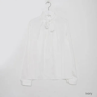 Tie blouse