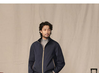 [CULTUM] Water-Resistant Stand Collar Jacket