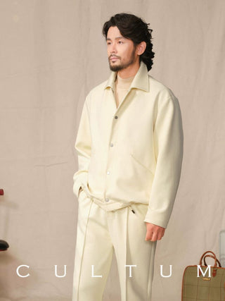 [CULTUM] Knit Collar Business Casual Jacket
