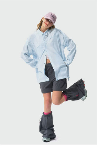 [Monterest] Water Repellent Lightweight Snap Shirt