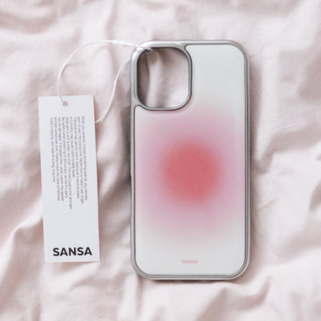 (Basic)Silver Bumper Case_Morning Peach