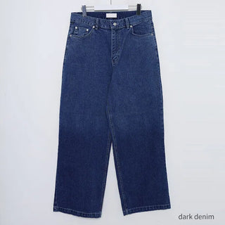 Gradient denim pants