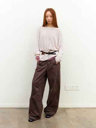 [NeverSeez] Washed Workwear Pants