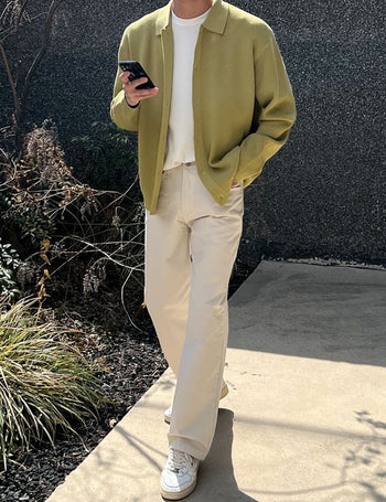 Loafer Hazzi Collar Cardigan (high Q)