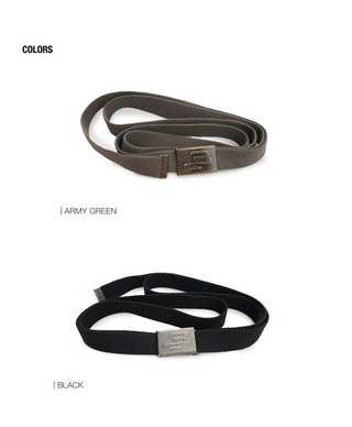 [MASONPRINCE] Metal Buckle Belt