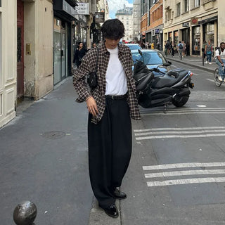 Basic check shirt