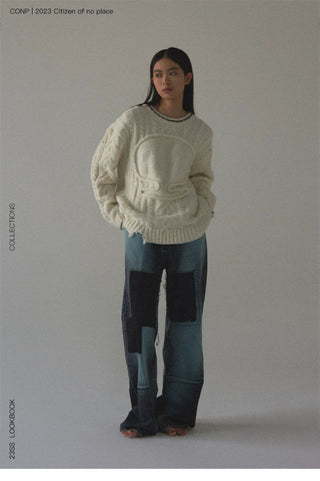 CONP Twist Sweater (Ivory)