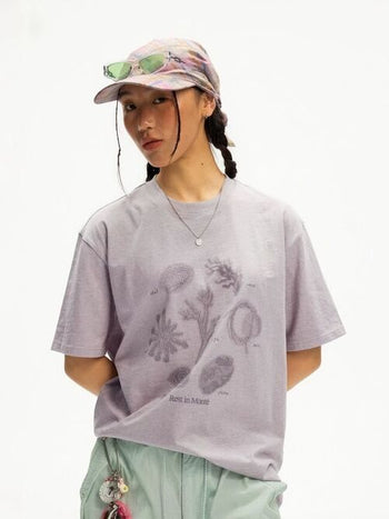 [Monterest] Outdoor Graphic Print Relaxed Fit Tee