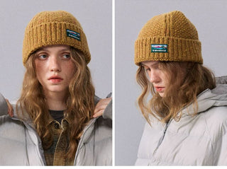 [Monterest] Merino Wool Blend Speckled Knit Beanie