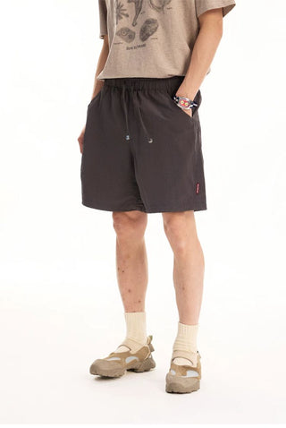[Monterest] Textured Nylon Drawstring Shorts