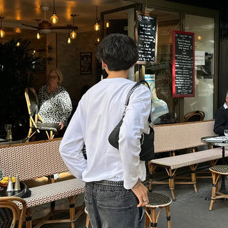 Basic long-sleeved T-shirt