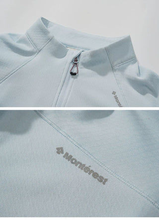 [Monterest] Fleece-Lined Stand Collar Zip-Up Jacket