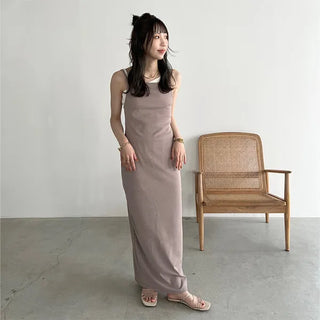 Flat long dress