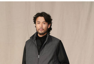 [CULTUM] Wool Lined Stand Collar Vest