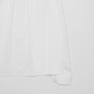Tie blouse
