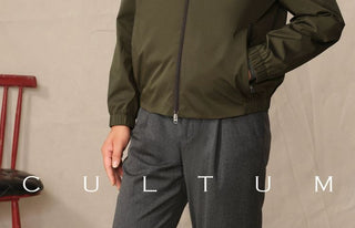 [CULTUM] Water-Resistant Stand Collar Jacket