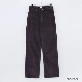 Straight corduroy pants