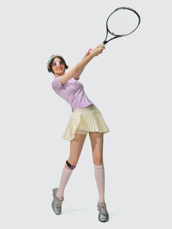 [Monterest] Asymmetric Pleated Tennis Skirt