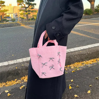 Ribbon tote bag