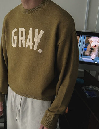 GRAY Chain Spring Knit (5 colors)