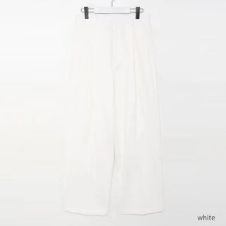 Wide cotton pants