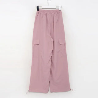 Casual nylon cargo pants