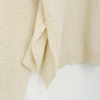 wave boat neck knit