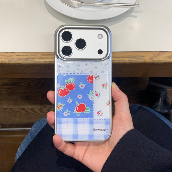 [MADE] Angel Baby Light Mint Mirror Bumper Case