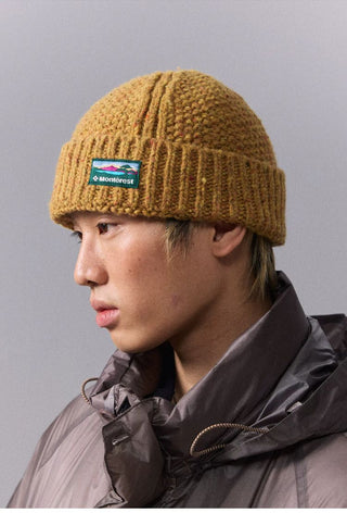 [Monterest] Merino Wool Blend Speckled Knit Beanie