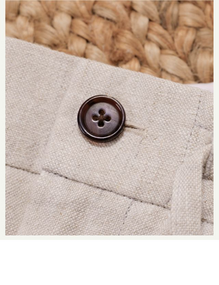 [CULTUM] French Linen Double Breasted Jacket/Trousers