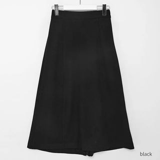 Wool A-line skirt
