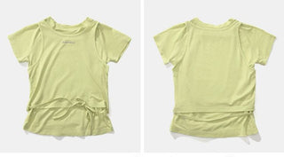[Monterest] Slim Fit Tank & Tie-Front Tee Set